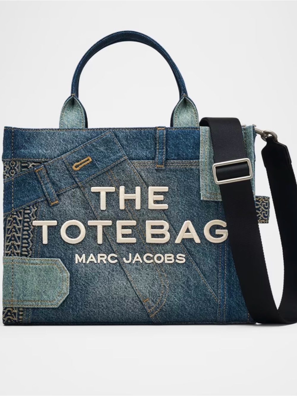 Marc Jacobs Medium Denim Patchwork “The Tote Bag”
